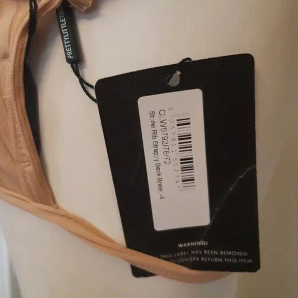 ✨NWT✨ PrettyLittleThing Soft Touch Strappy Bralet - Picture 6 of 7